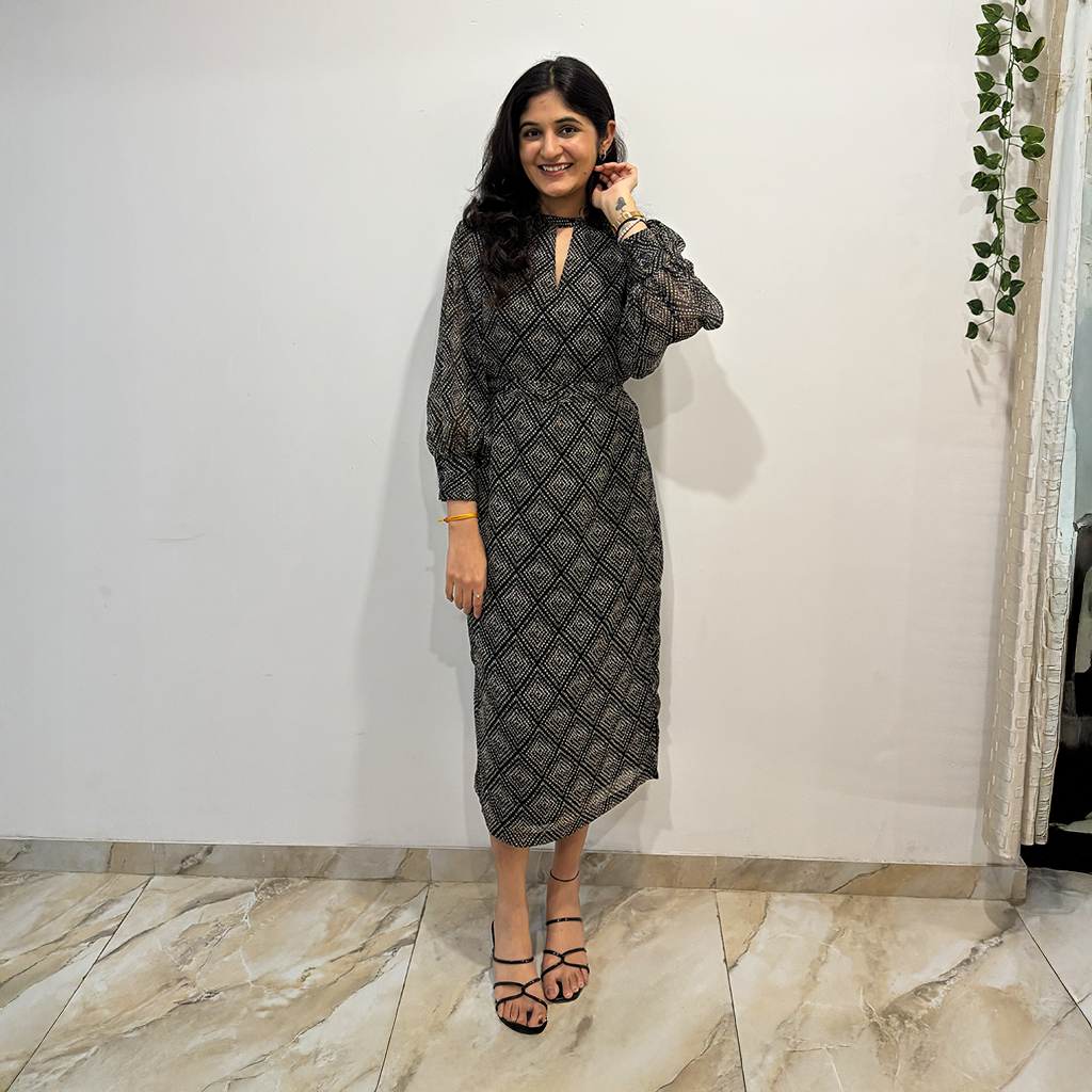 Fromal Black long straight dress