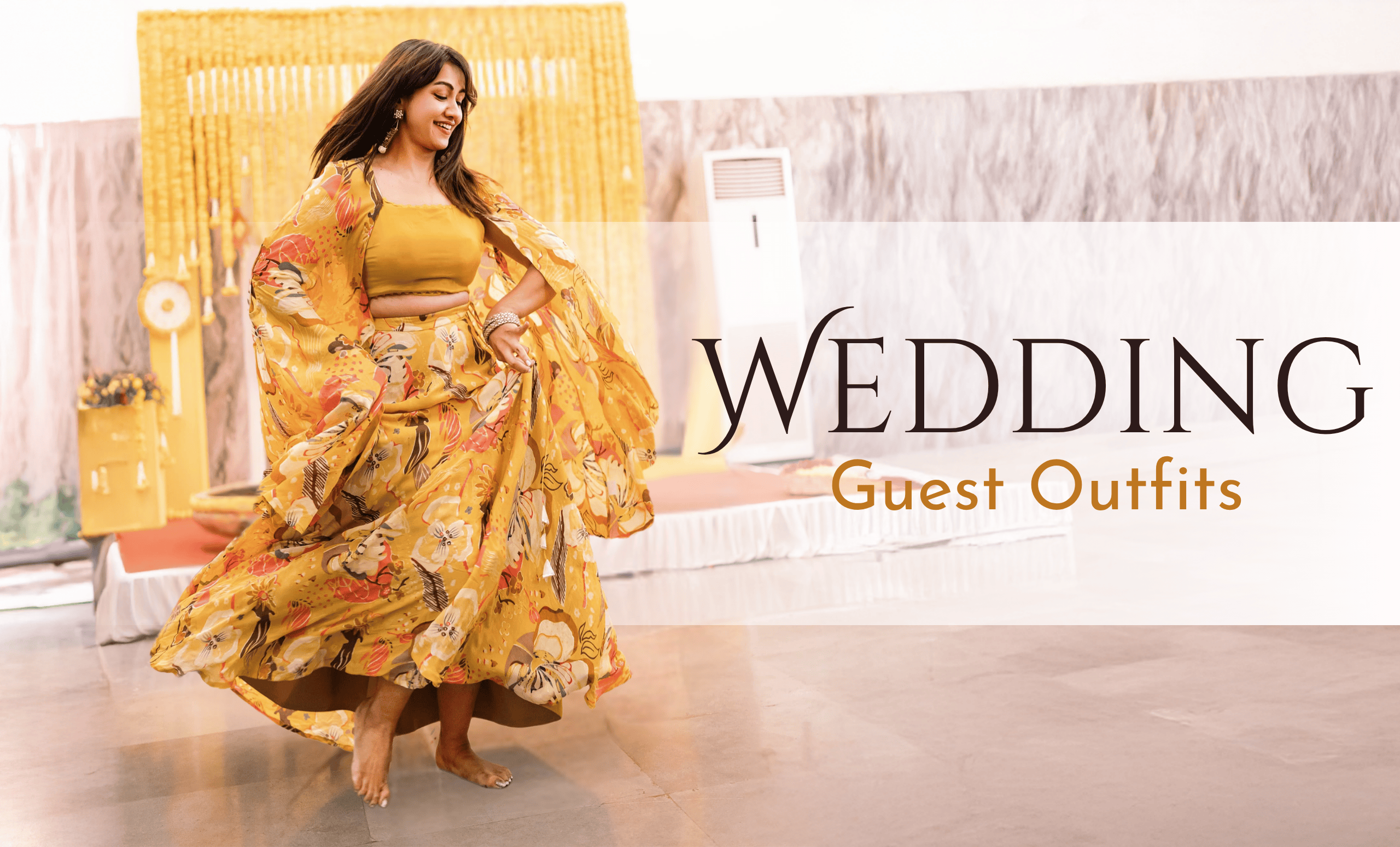 Striking wedding guest outfits for women