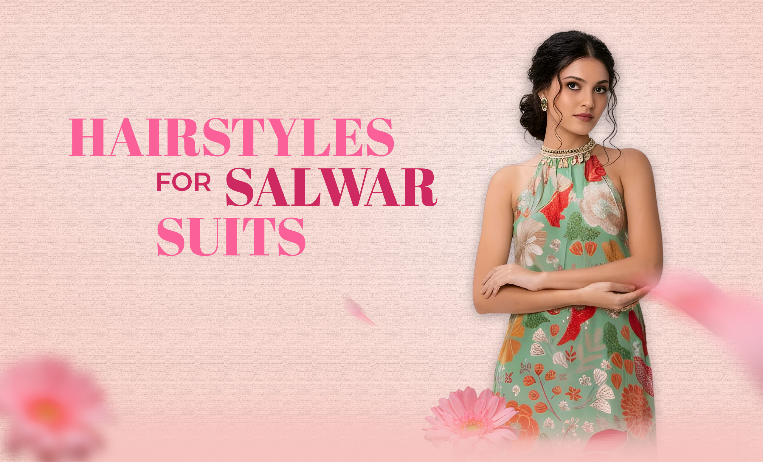 Stunning hairstyles for salwar suits ideas for women