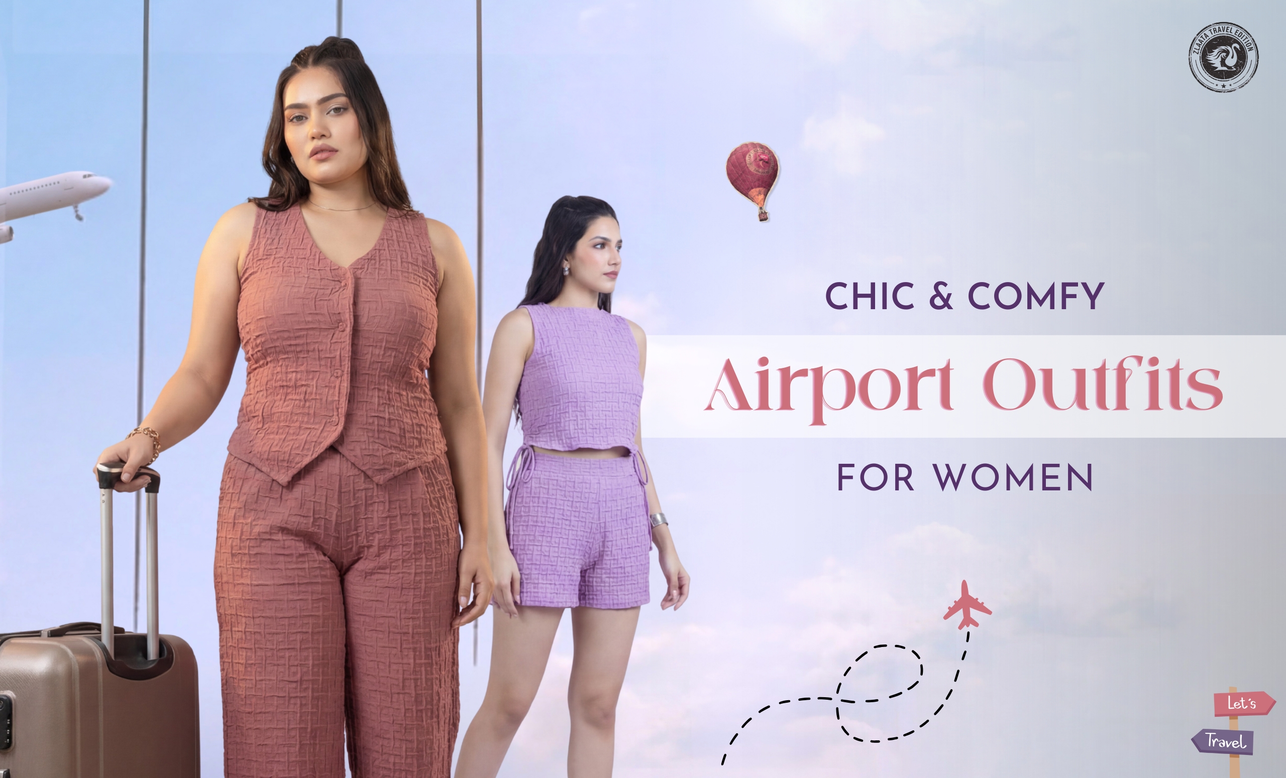 Airport outfits for women from Zlaata