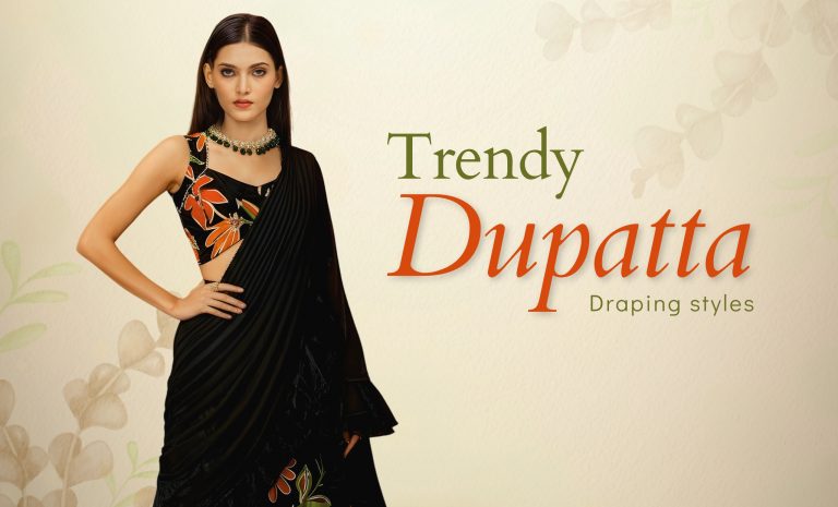 Stylish and trendy dupatta draping styles for women