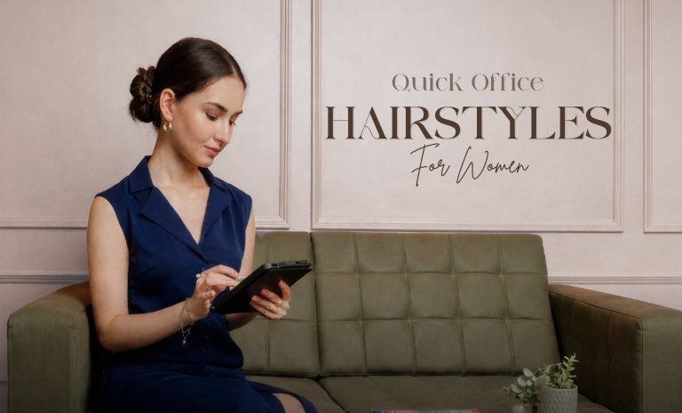 Quick and easy office hairstyle for women