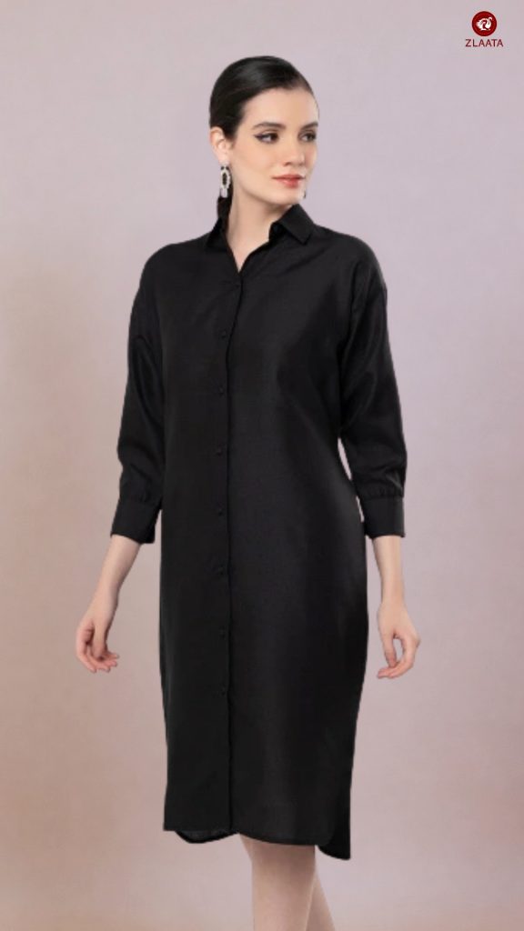 Blog long shirt dress for rectangle body shape