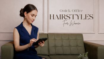 Quick and easy office hairstyle for women